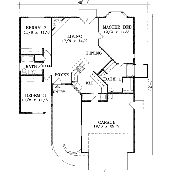 Main Floor Plan: 41-305