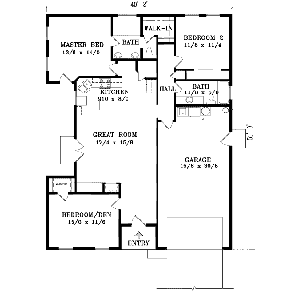 Main Floor Plan: 41-310
