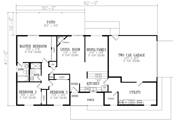 Main Floor Plan: 41-319