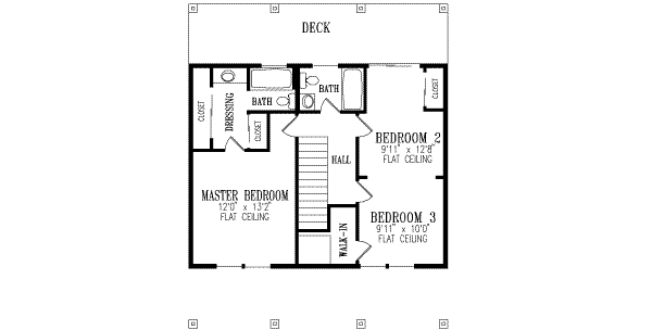 Upper/Second Floor Plan: 41-322