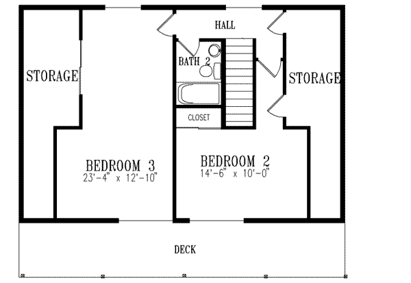Upper/Second Floor Plan: 41-326