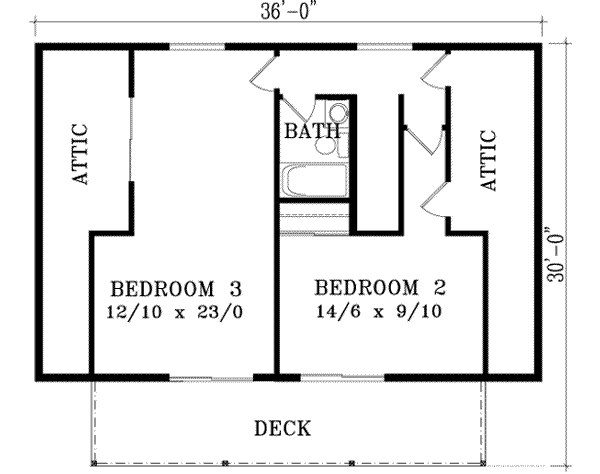 Upper/Second Floor Plan: 41-328