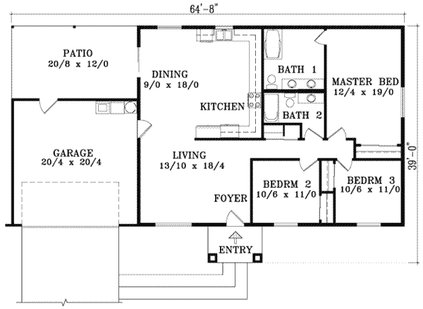 Main Floor Plan: 41-333