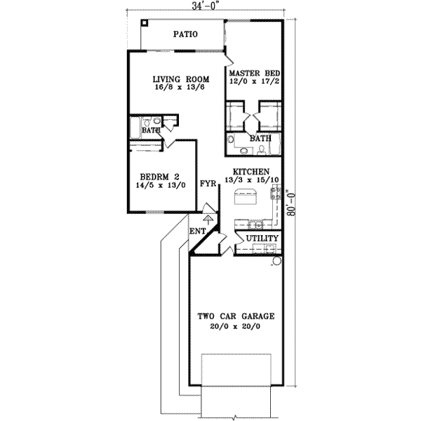 Main Floor Plan: 41-336