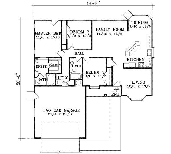Main Floor Plan: 41-342