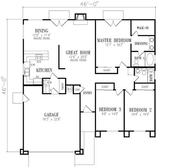Main Floor Plan: 41-346