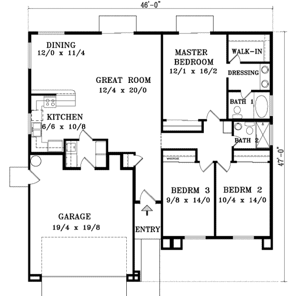 Main Floor Plan: 41-349