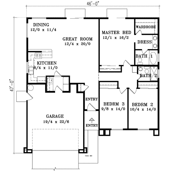 Main Floor Plan: 41-350