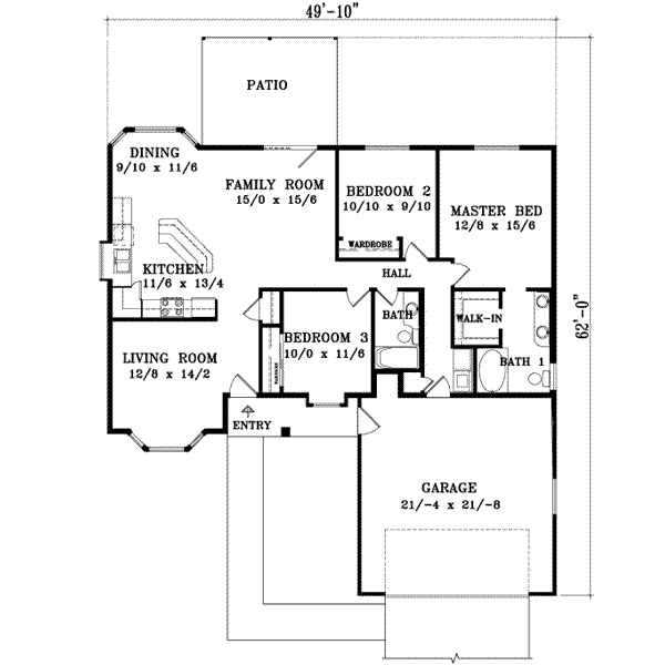 Main Floor Plan: 41-353