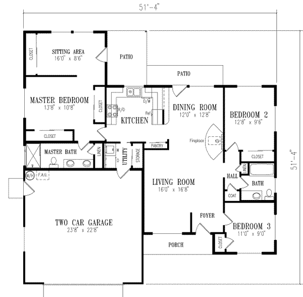Main Floor Plan: 41-357