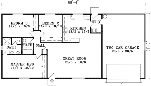 Main Floor Plan: 41-358