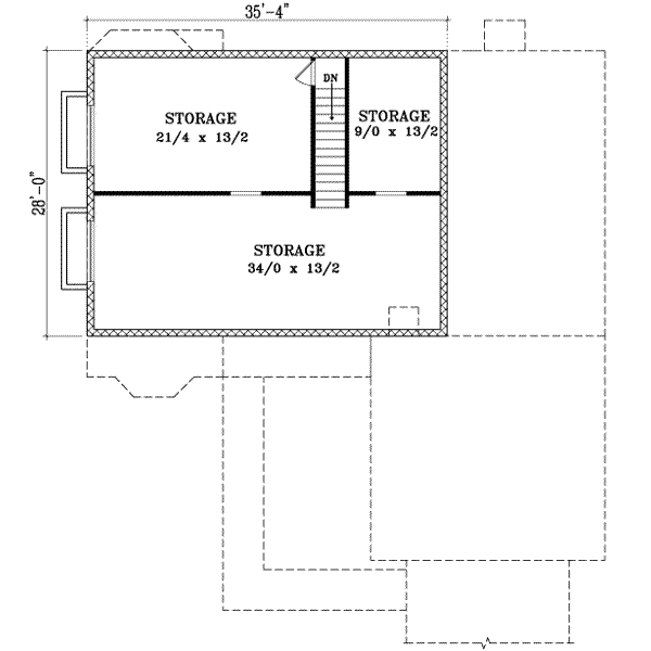 Lower Floor Plan: 41-363