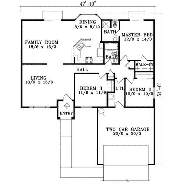 Main Floor Plan: 41-380