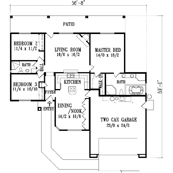 Main Floor Plan: 41-383