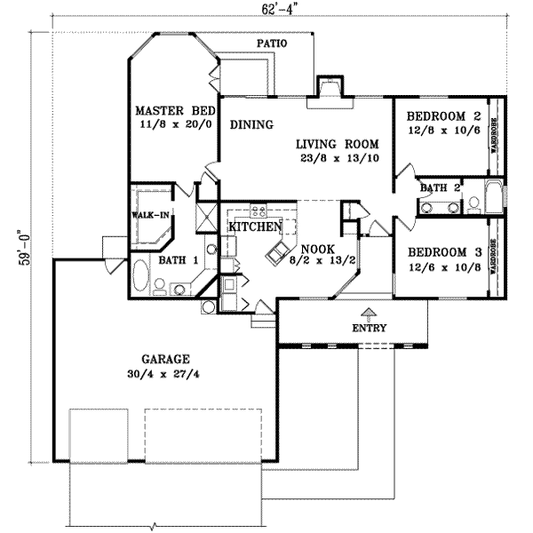 Main Floor Plan: 41-386