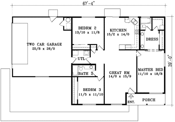 Main Floor Plan: 41-387
