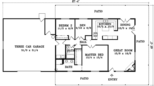 Main Floor Plan: 41-392