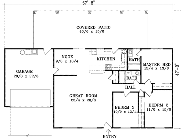Main Floor Plan: 41-393