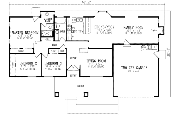 Main Floor Plan: 41-401