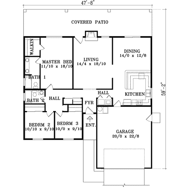 Main Floor Plan: 41-404