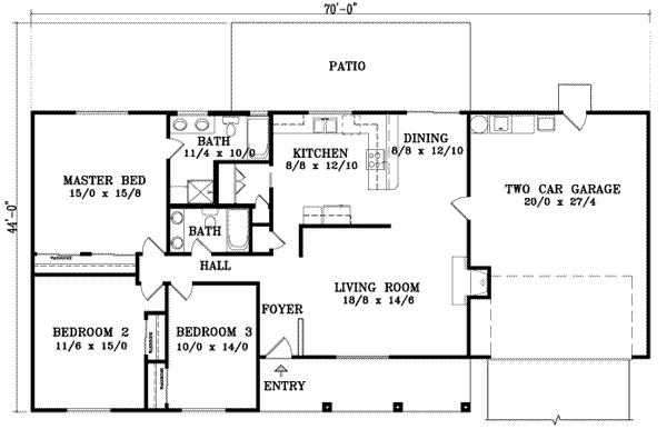 Main Floor Plan: 41-406
