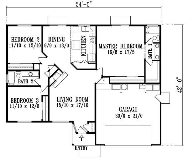 Main Floor Plan: 41-413