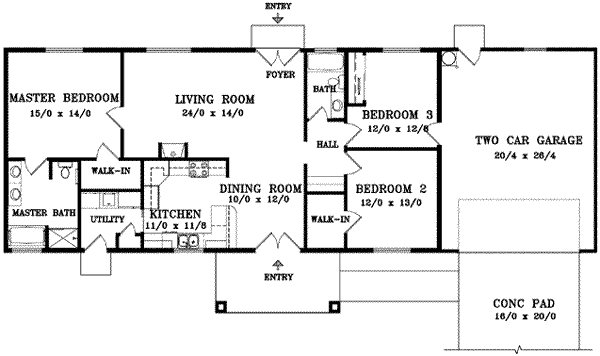 Main Floor Plan: 41-421
