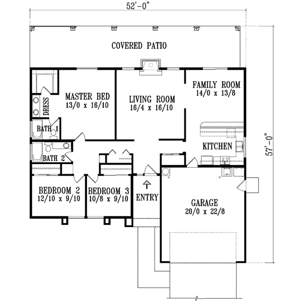 Main Floor Plan: 41-422