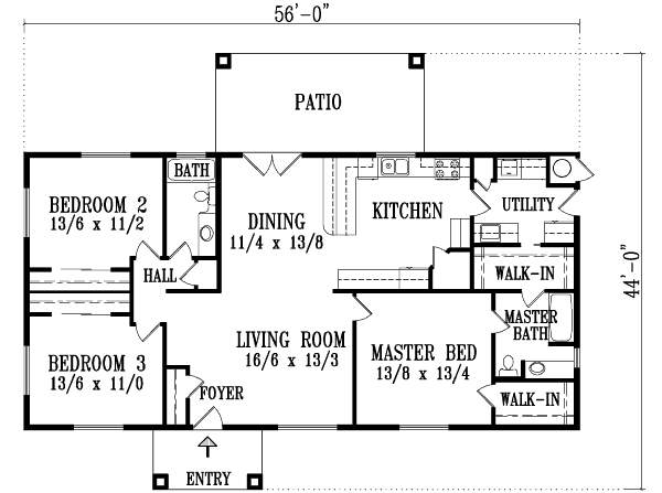 Main Floor Plan: 41-423