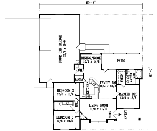 Main Floor Plan: 41-424