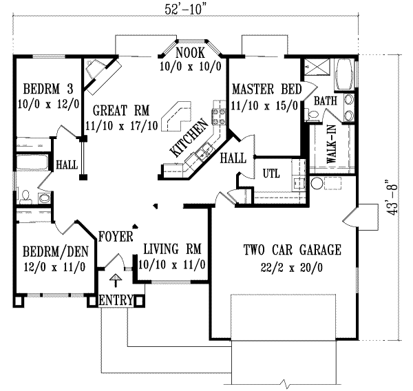 Main Floor Plan: 41-431