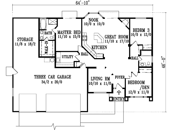 Main Floor Plan: 41-432