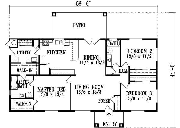 Main Floor Plan: 41-433