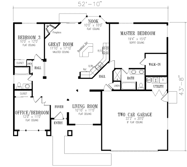 Main Floor Plan: 41-434