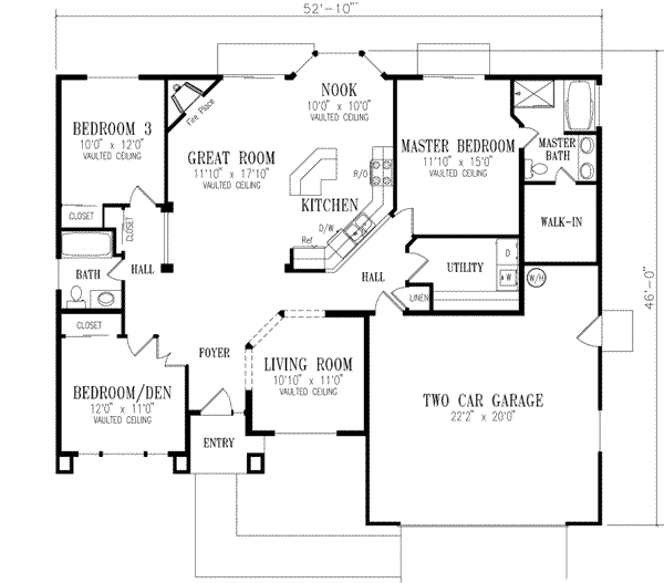 Main Floor Plan: 41-436