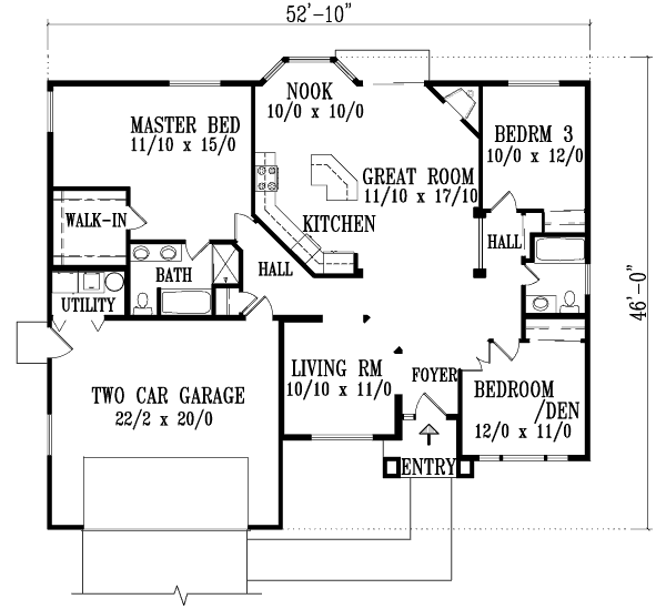 Main Floor Plan: 41-438