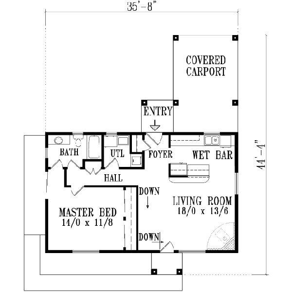 Main Floor Plan: 41-442