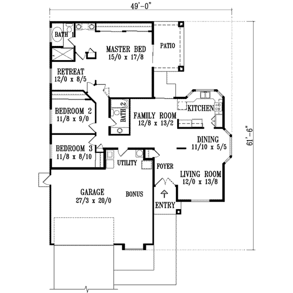 Main Floor Plan: 41-443