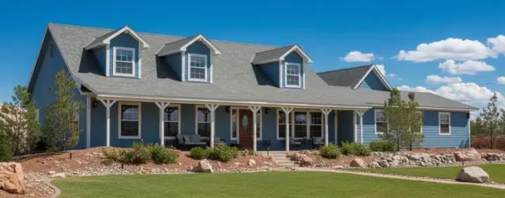 Country house plans 41-445 - front exterior, 1,607 sq ft, 3 bed, 2 bath house plans | Monster House Plans