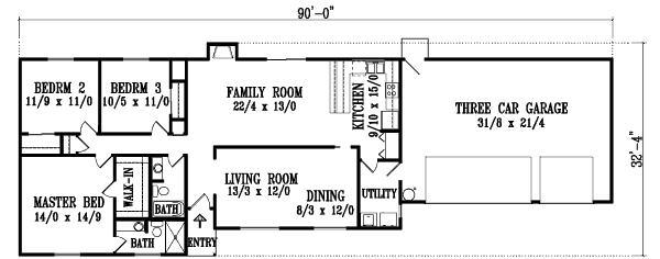 Main Floor Plan: 41-446