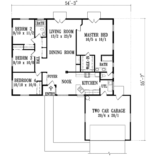 Main Floor Plan: 41-447