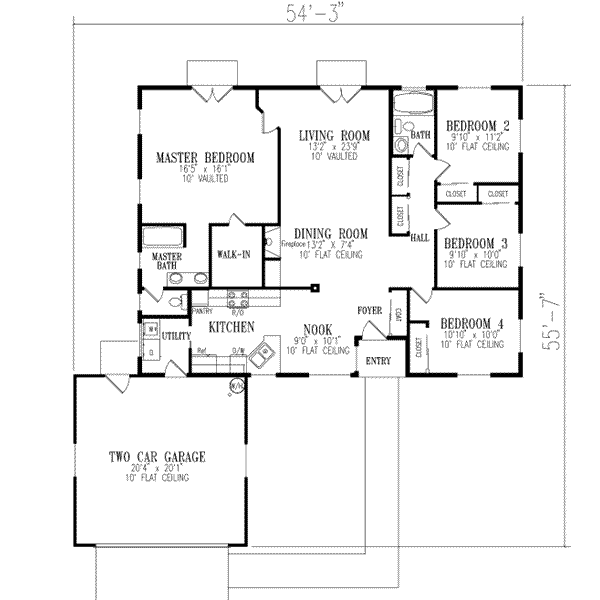 Main Floor Plan: 41-448