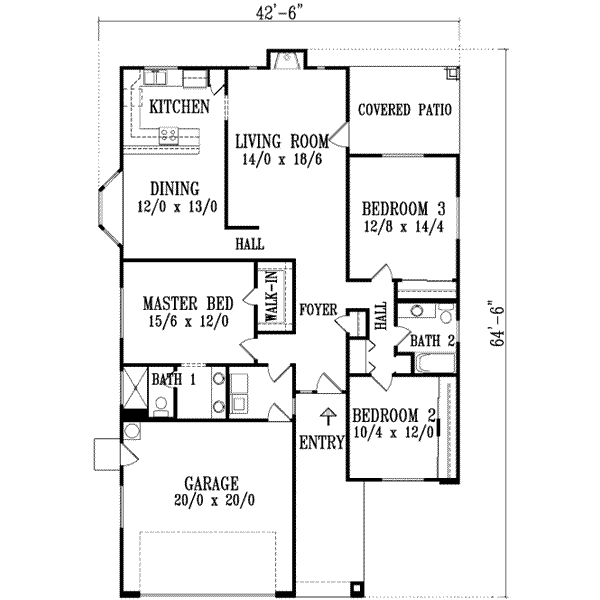 Main Floor Plan: 41-451