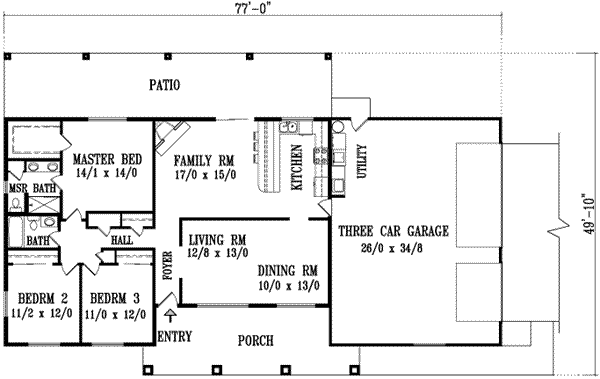 Main Floor Plan: 41-456