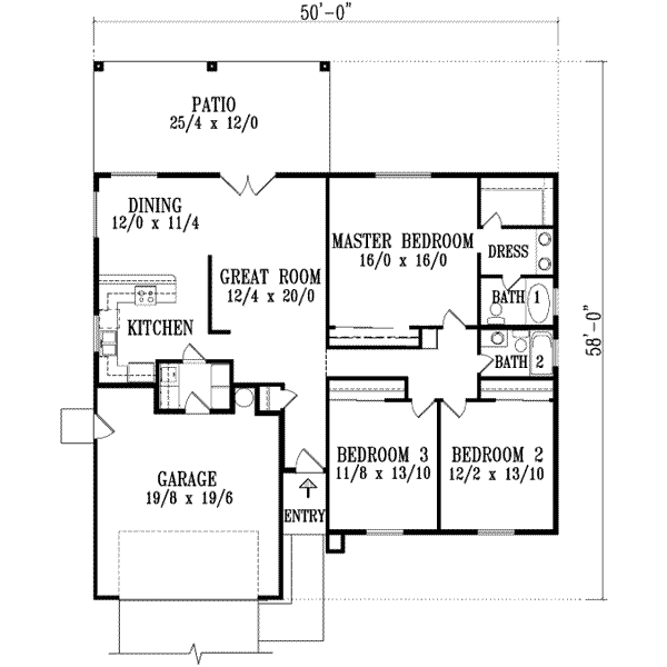 Main Floor Plan: 41-463