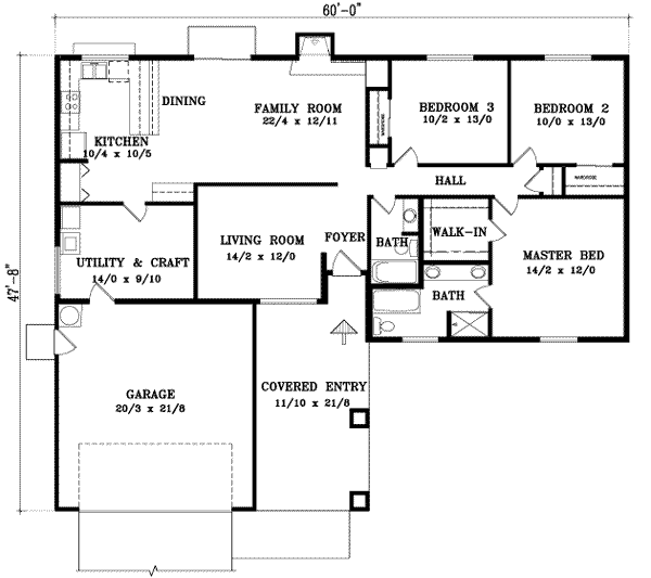 Main Floor Plan: 41-476