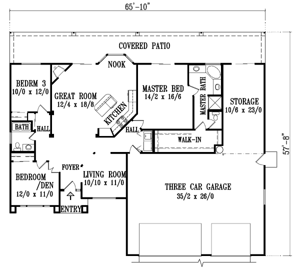 Main Floor Plan: 41-482