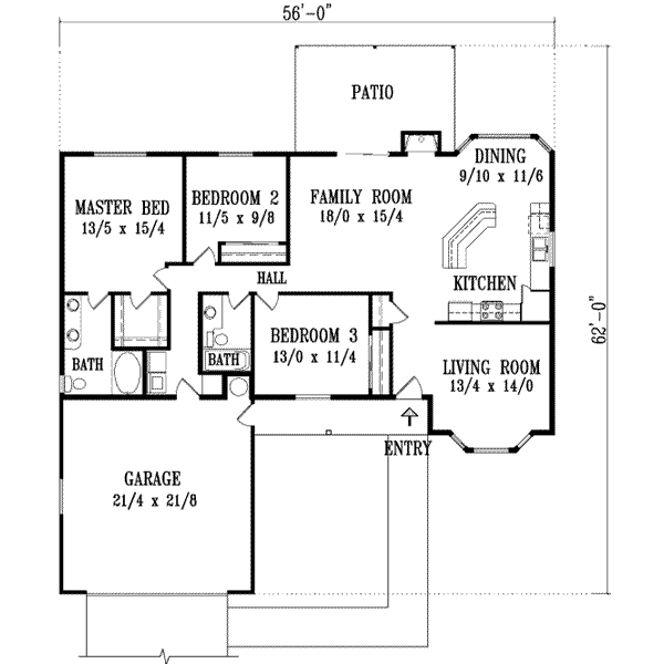 Main Floor Plan: 41-488