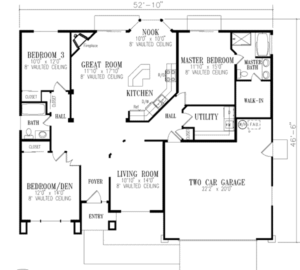 Main Floor Plan: 41-490