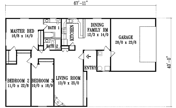 Main Floor Plan: 41-491
